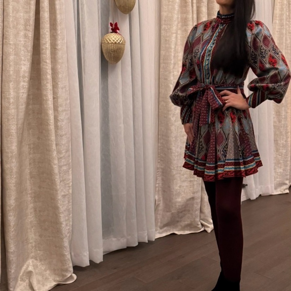 Alice + Olivia Multicolor Patterned Dress